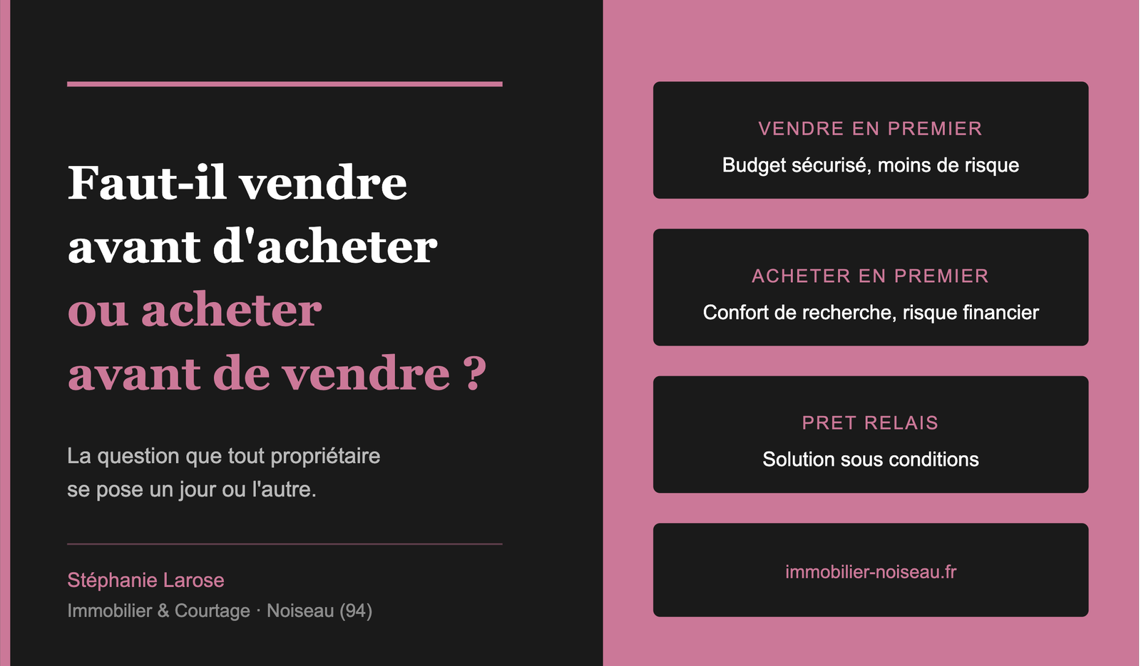 financement et immobilier NOISEAU